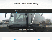 Tablet Screenshot of parsek.sk
